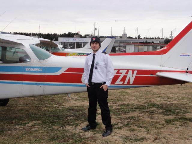 Ryan Gillis by VZN after his first Solo... Congrats Ryan...